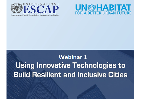 ESCAP-UN Habitat, Webinar One