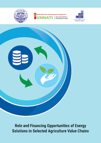 Role and Financing Opportunities of Energy Solutions in Selected Agriculture Value Chains