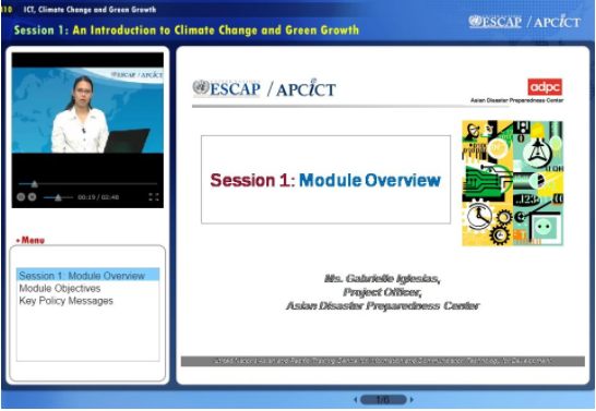 Academy Module: ICT, Climate Change and Green Growth (New)