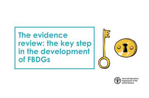 FAO Webinar Recording: The evidence review: the key step in the development of FBDGs