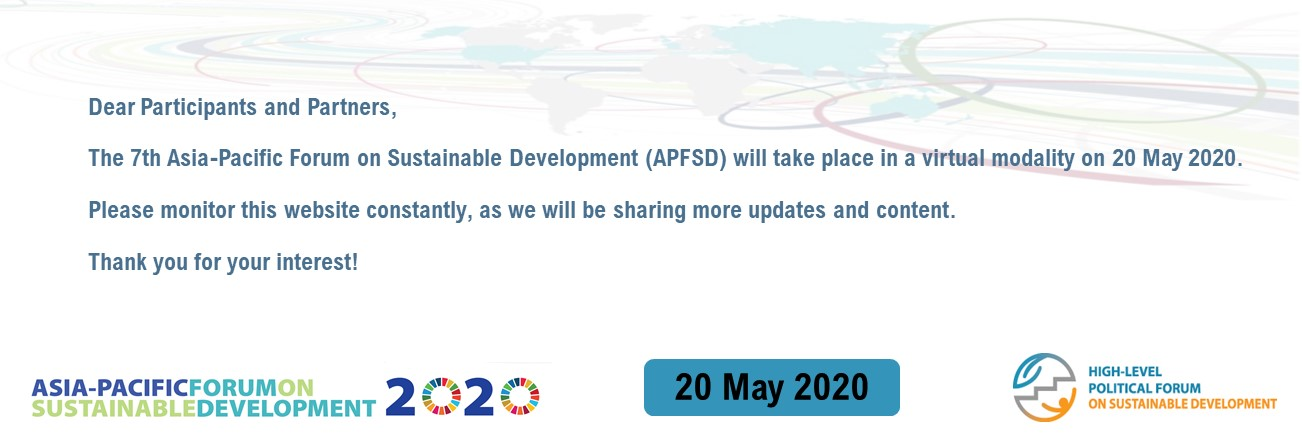 7th Asia-Pacific Forum on Sustainable Development 