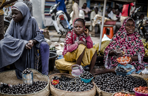 African Women at the Market