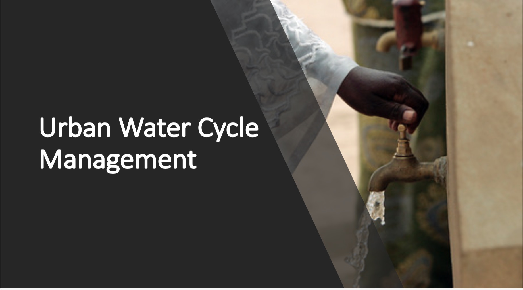 urban water cycle management