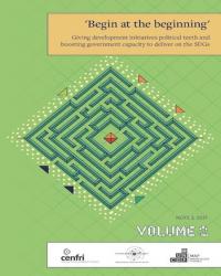 Begin at the beginning: Giving development initiatives political teeth and boosting government capacity to deliver on the SDGs