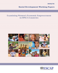 Social Development Working Papers on Examining Women's Economic Empowerment in SPECA Countries