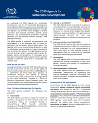Two-page primer on the 2030 Agenda for Sustainable Development