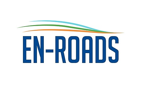 EN-ROADS logo, blue text