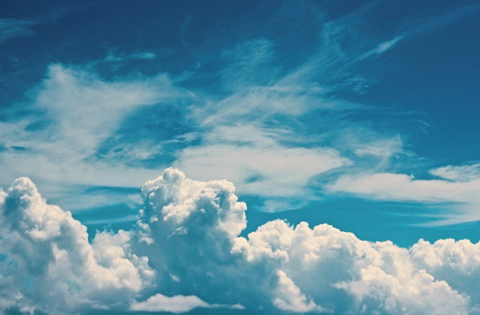 Blue Sky, Clean Air, White Clouds