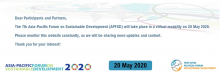 7th Asia-Pacific Forum on Sustainable Development 