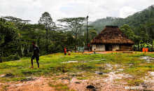 Man walking outside of home 